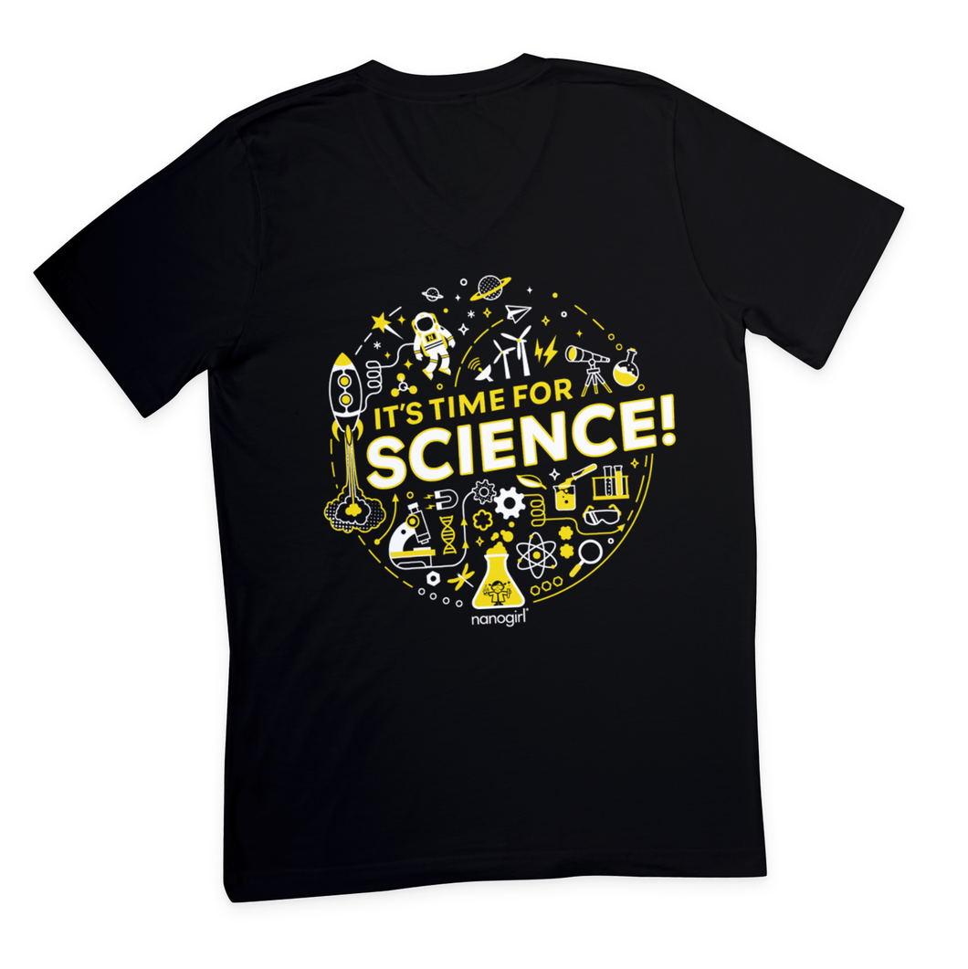 It's Time For Science T-Shirt—Adult and Children's sizes